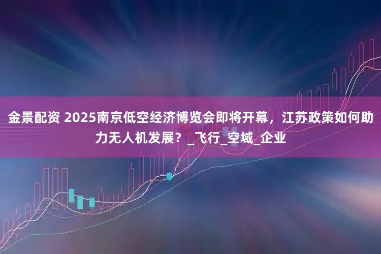 金景配资 2025南京低空经济博览会即将开幕，江苏政策如何助力无人机发展？_飞行_空域_企业